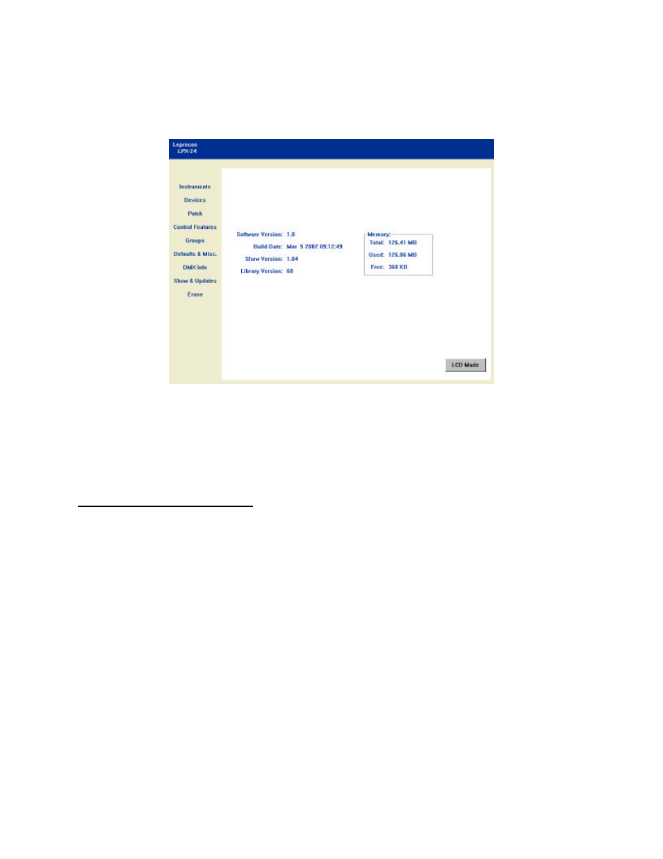 Leprecon LP-X24 V.3 Addendum Video Features User Manual | Page 3 / 9