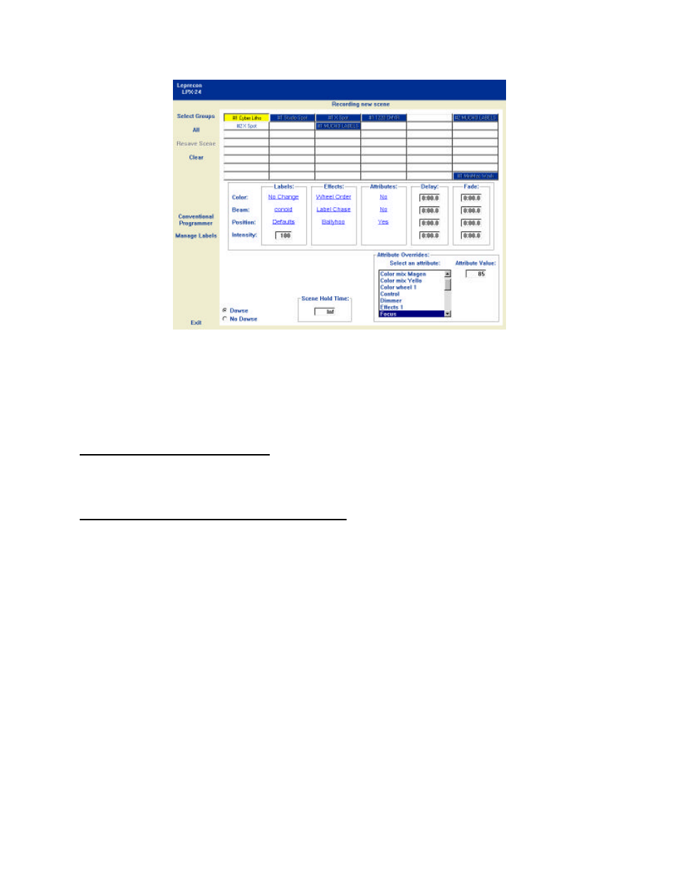 Leprecon LP-X24 V.3 Addendum Video Features User Manual | Page 9 / 9
