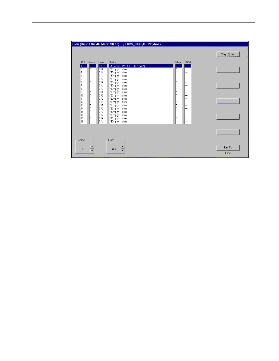 Changing cue order | Leprecon LP-3000 Series User Manual | Page 101 / 186