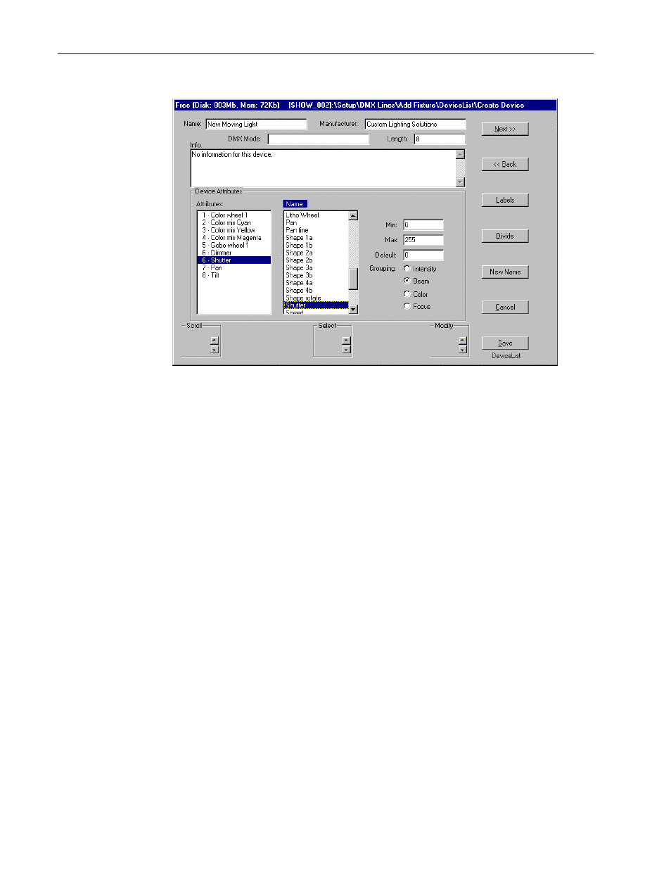 Leprecon LP-3000 Series User Manual | Page 166 / 186
