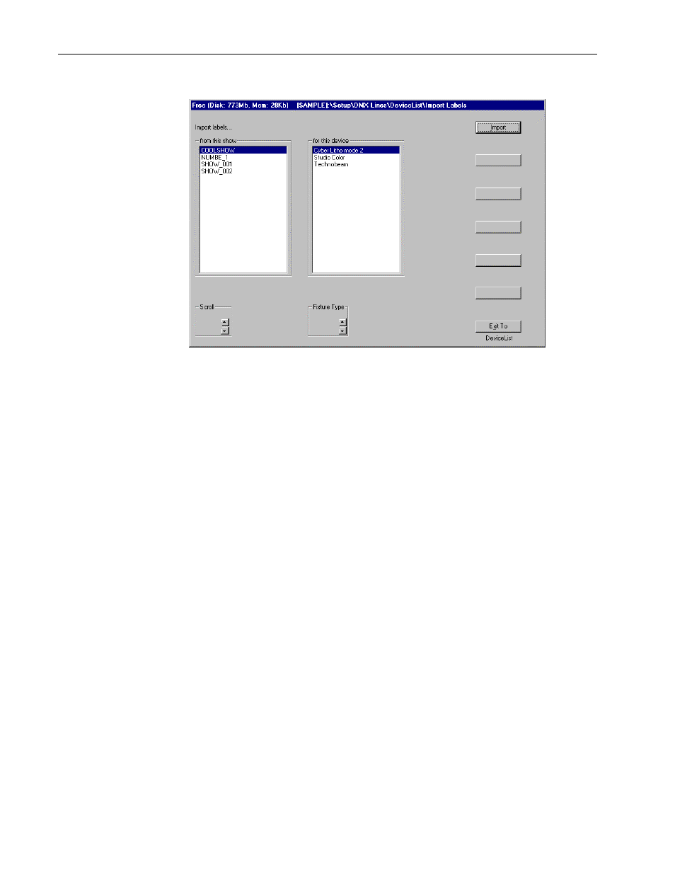 Importing a device | Leprecon LP-3000 Series User Manual | Page 174 / 186