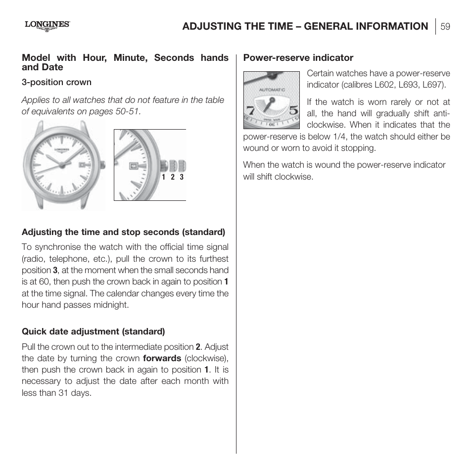 Longines DolceVita User Manual | Page 19 / 42