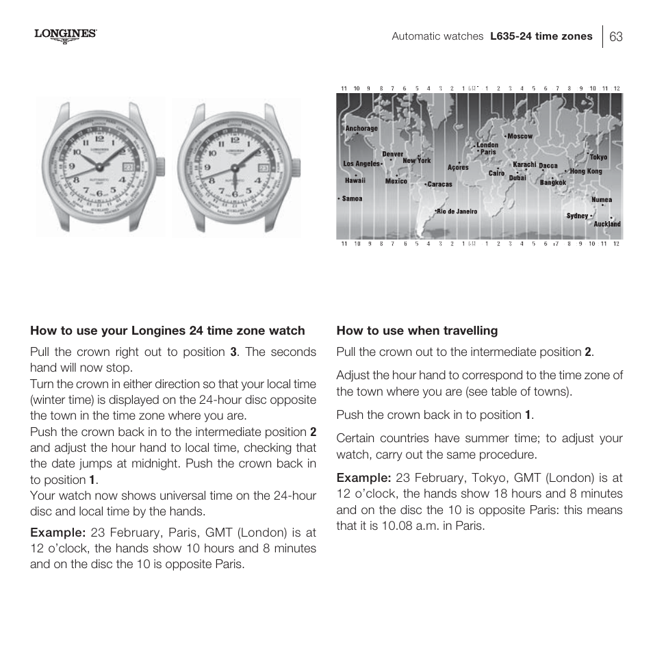Longines DolceVita User Manual | Page 23 / 42