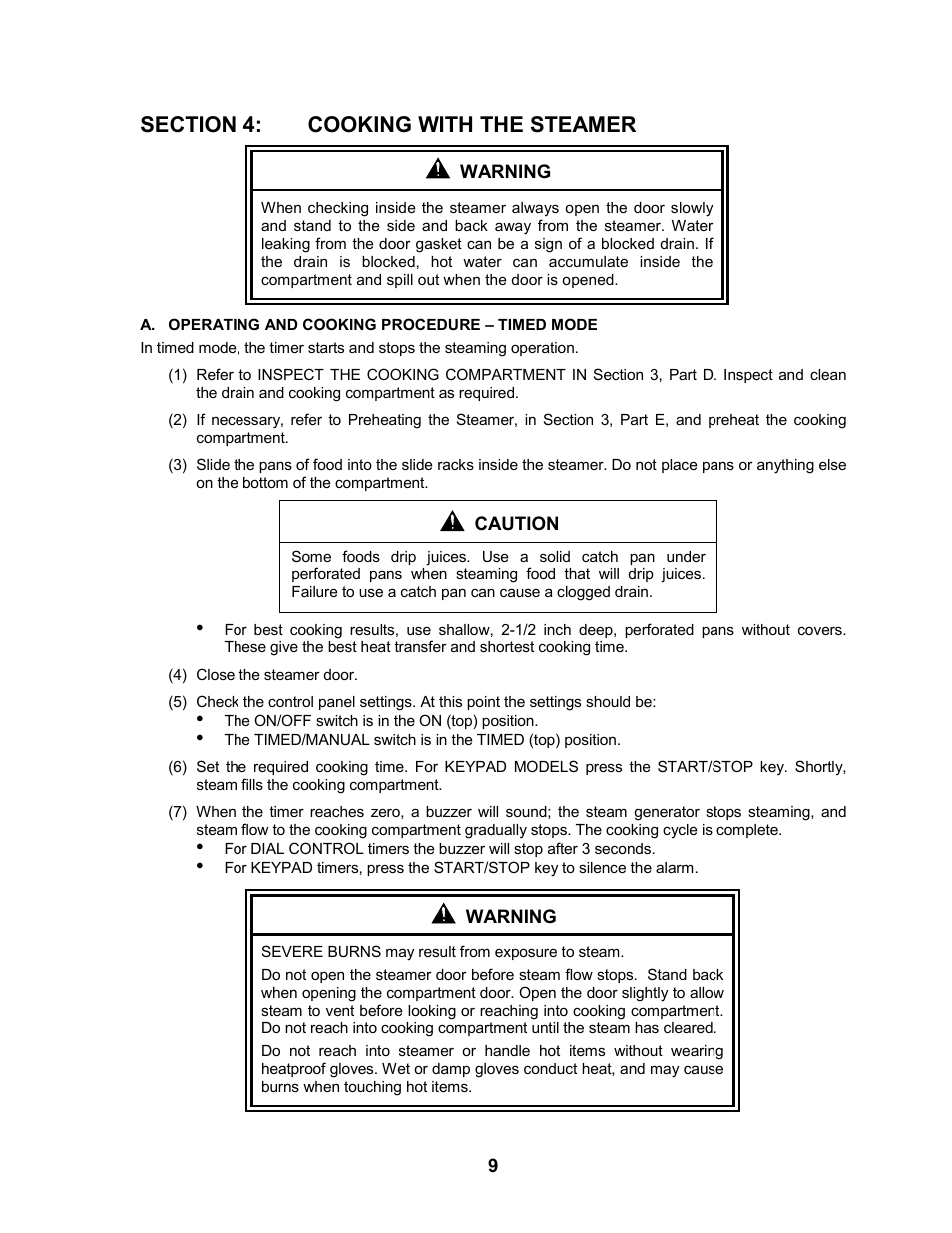 Cleveland Range 24CEA10 User Manual | Page 13 / 30