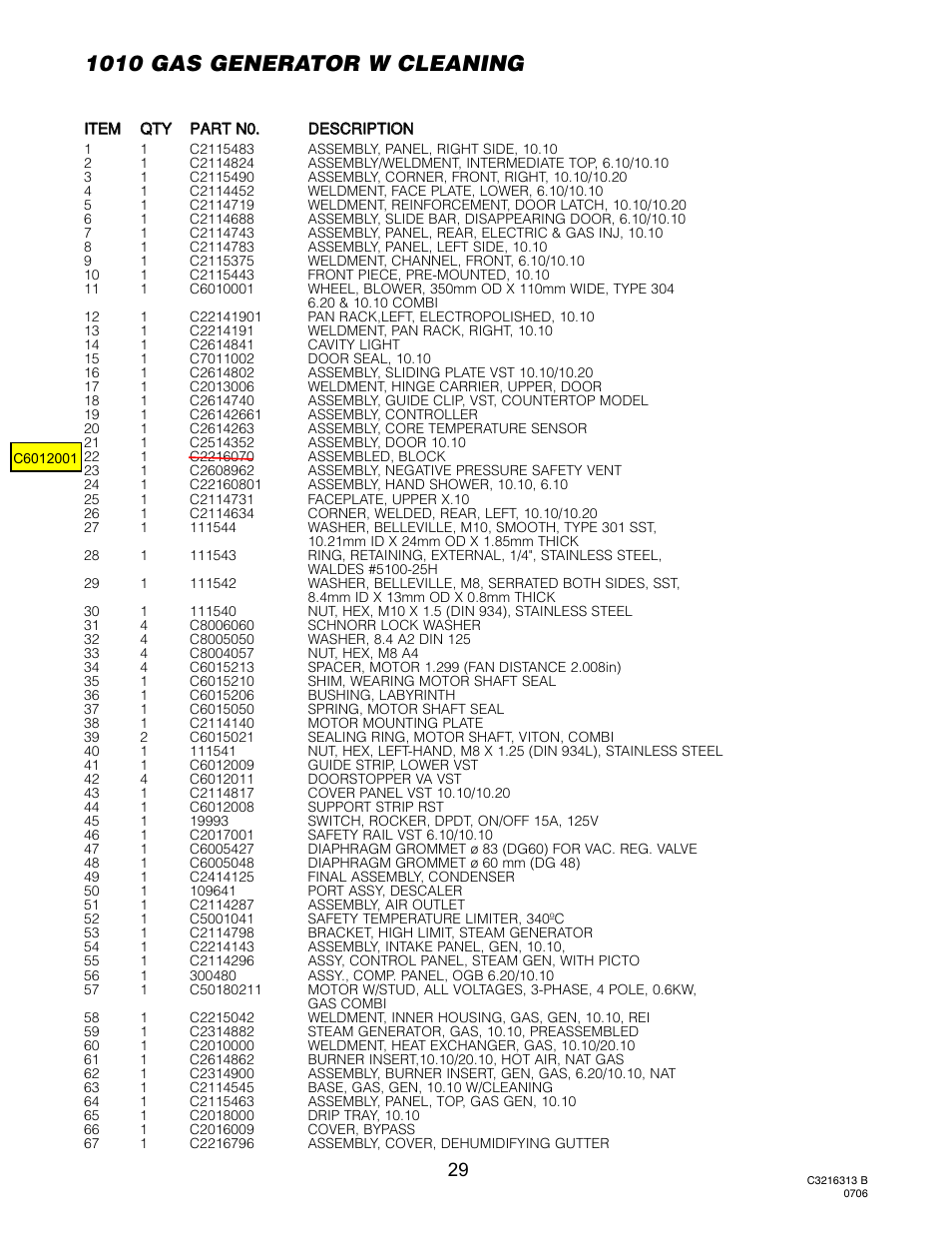 Pg 2, 1010 gas generator w cleaning | Cleveland Range OGS-10.10 User Manual | Page 32 / 101