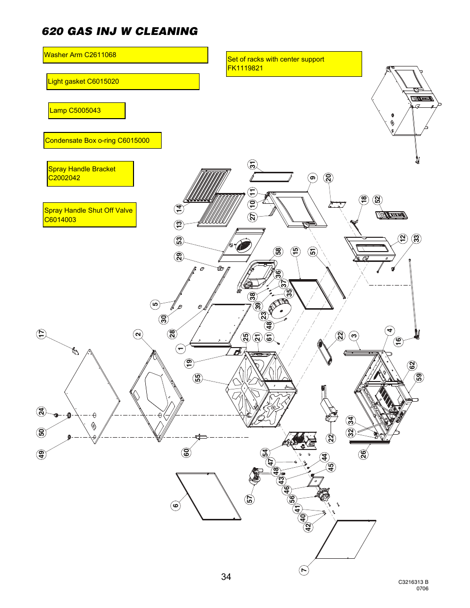 620 gas inj w cleaning | Cleveland Range OGS-10.10 User Manual | Page 37 / 101