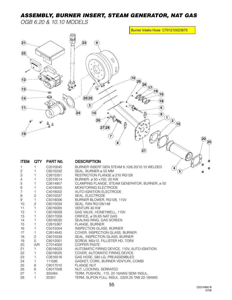 Cleveland Range OGS-10.10 User Manual | Page 59 / 101