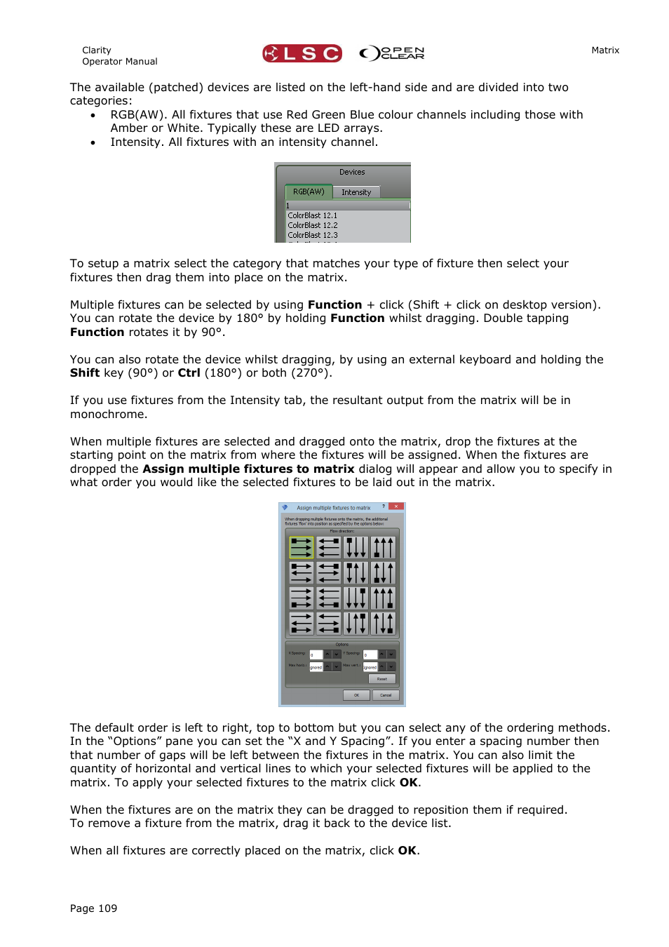 LSC Lighting CLARITY LX Series v.1 User Manual | Page 119 / 276