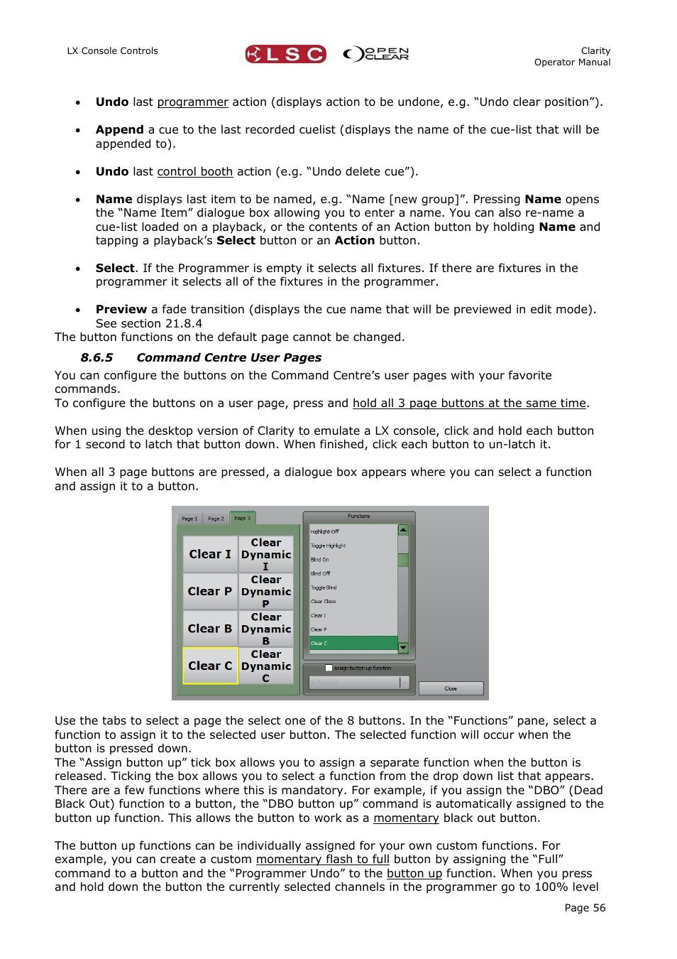 LSC Lighting CLARITY LX Series v.1 User Manual | Page 66 / 276