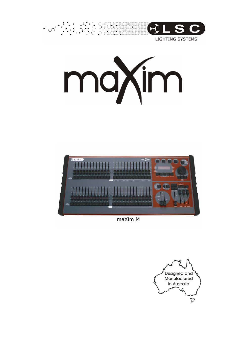 LSC Lighting maXim S User Manual | 48 pages