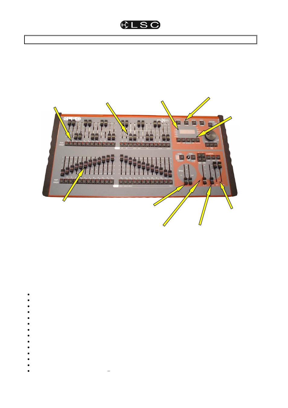LSC Lighting maXim S User Manual | Page 6 / 48