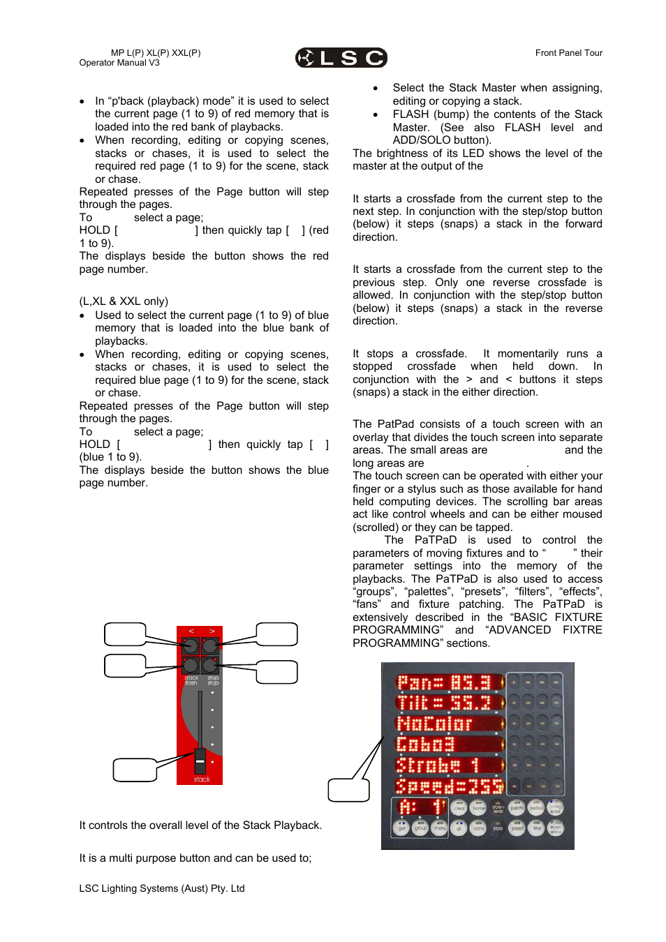 LSC Lighting maXim MP User Manual | Page 19 / 84