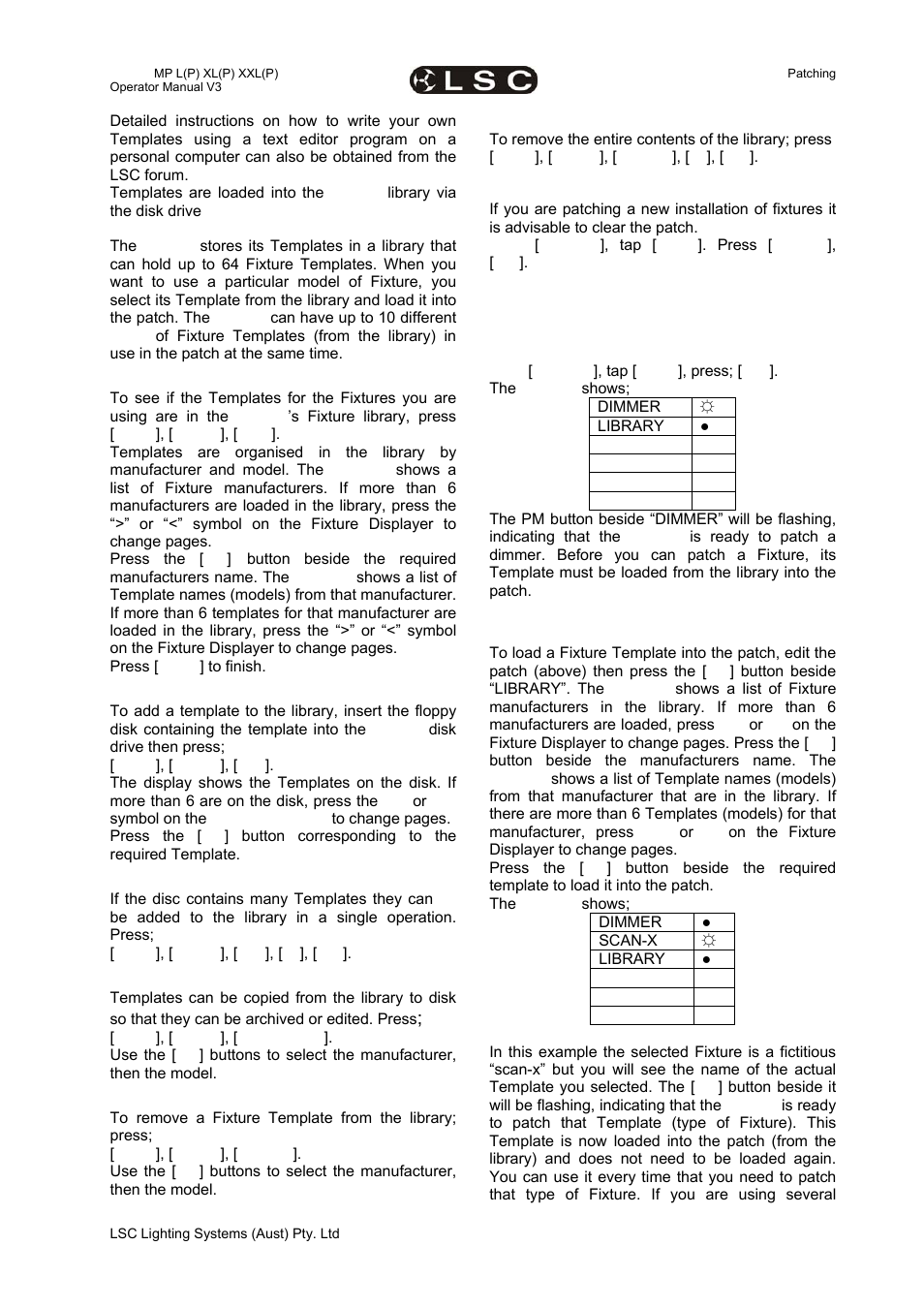 LSC Lighting maXim MP User Manual | Page 23 / 84