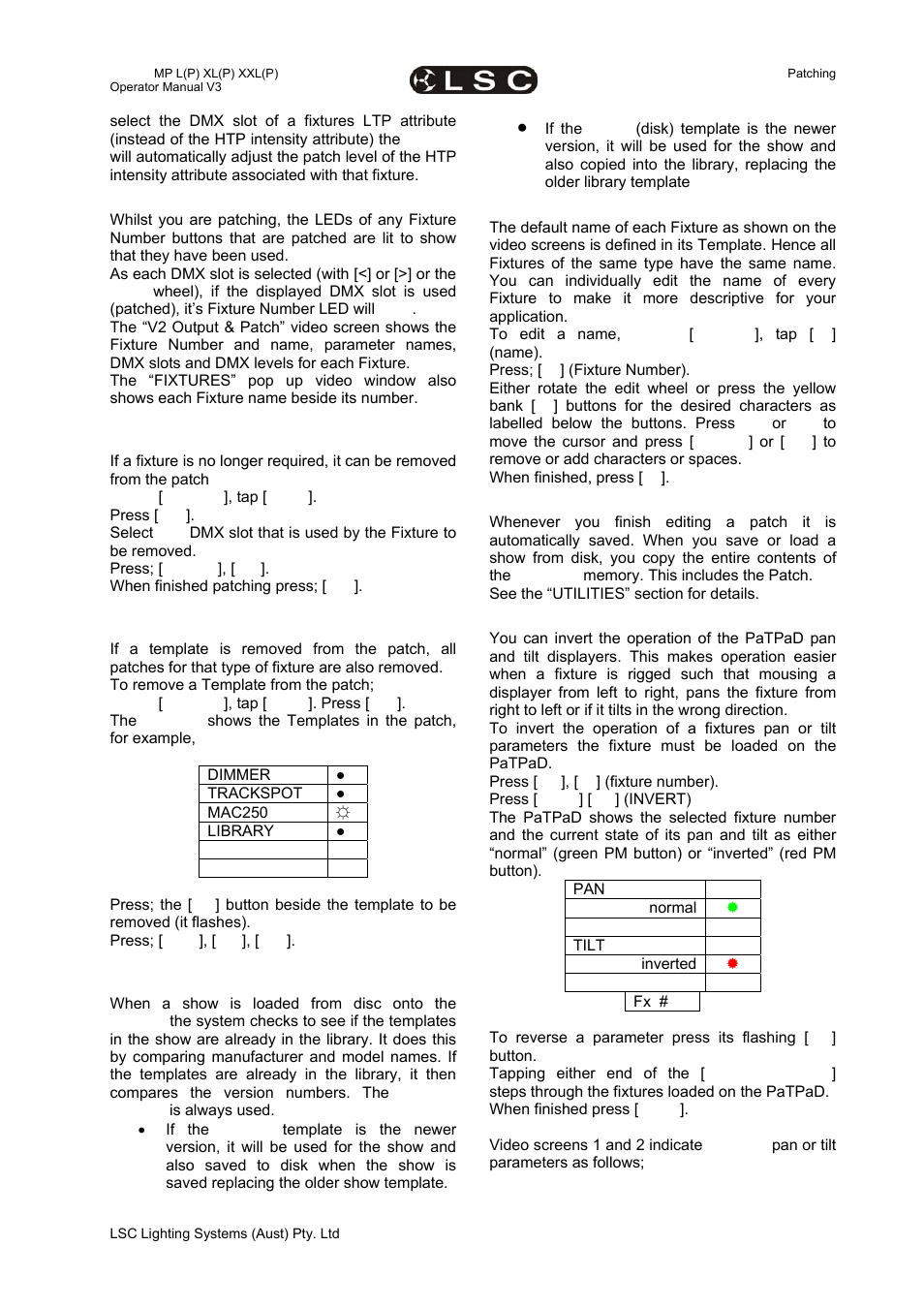 LSC Lighting maXim MP User Manual | Page 25 / 84