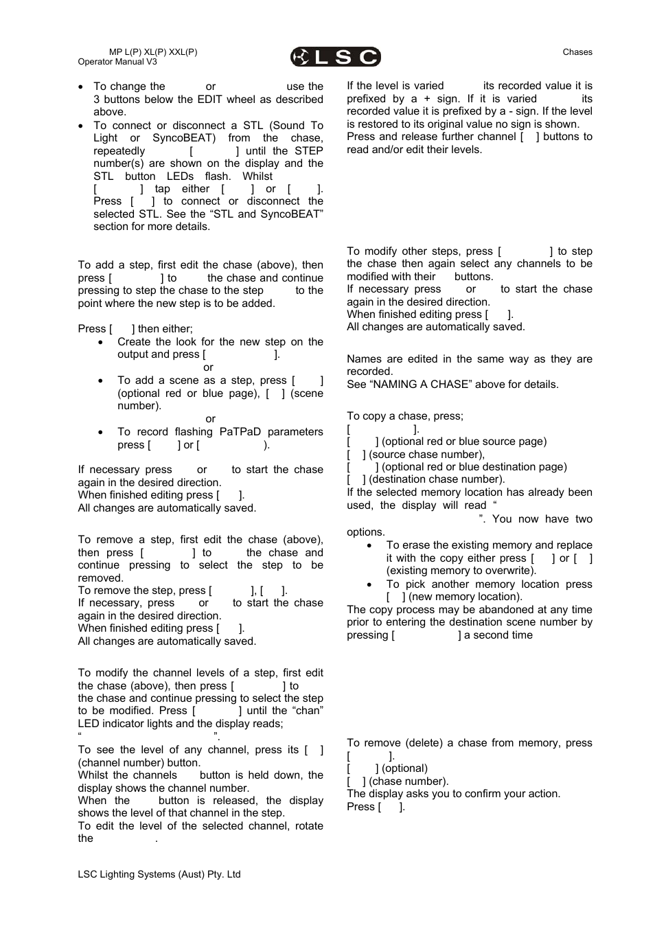 LSC Lighting maXim MP User Manual | Page 35 / 84