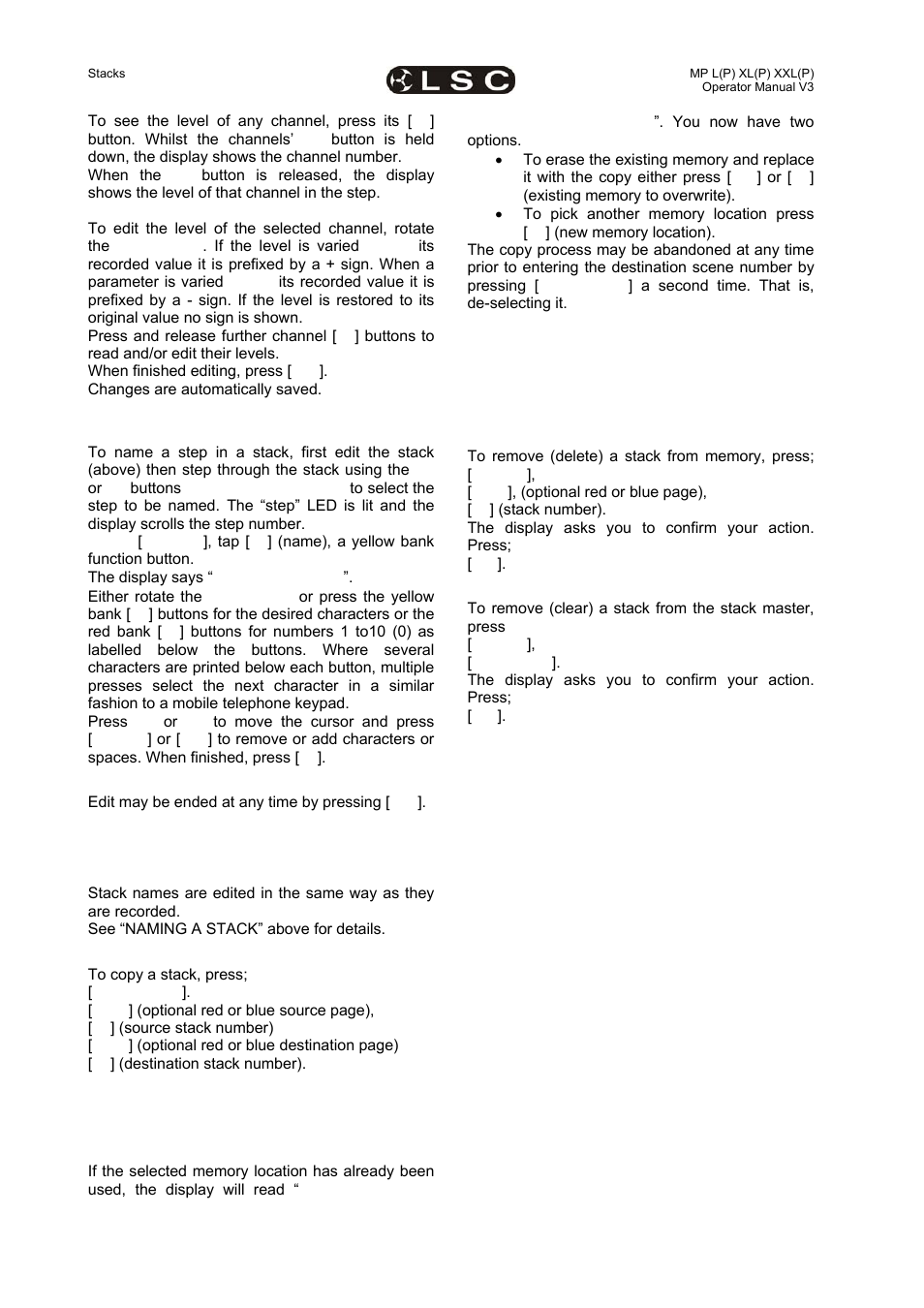 LSC Lighting maXim MP User Manual | Page 40 / 84