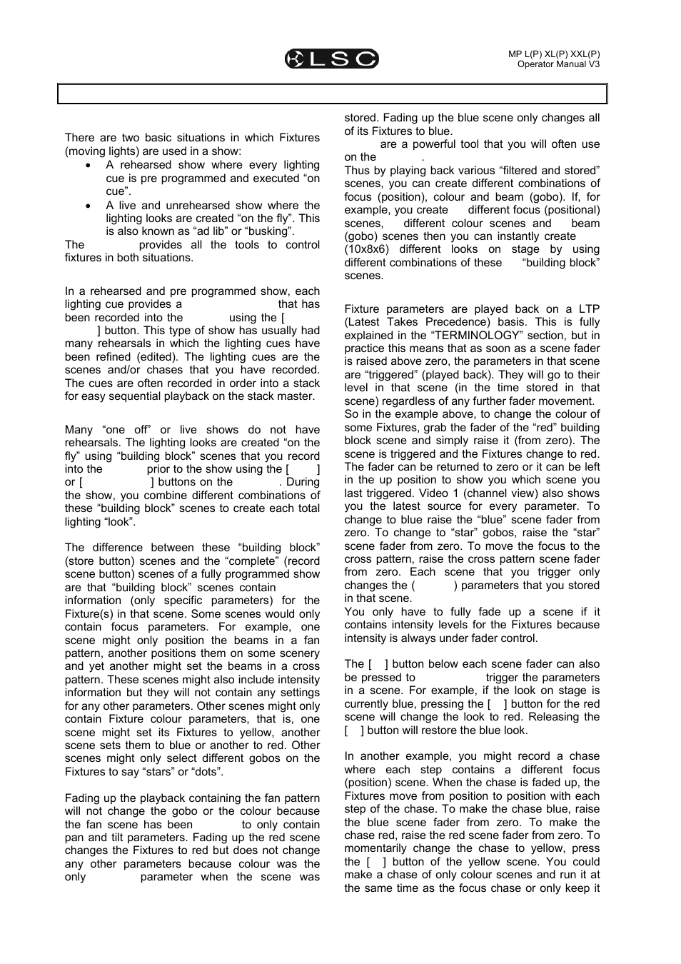 13 fixture programming concepts | LSC Lighting maXim MP User Manual | Page 42 / 84