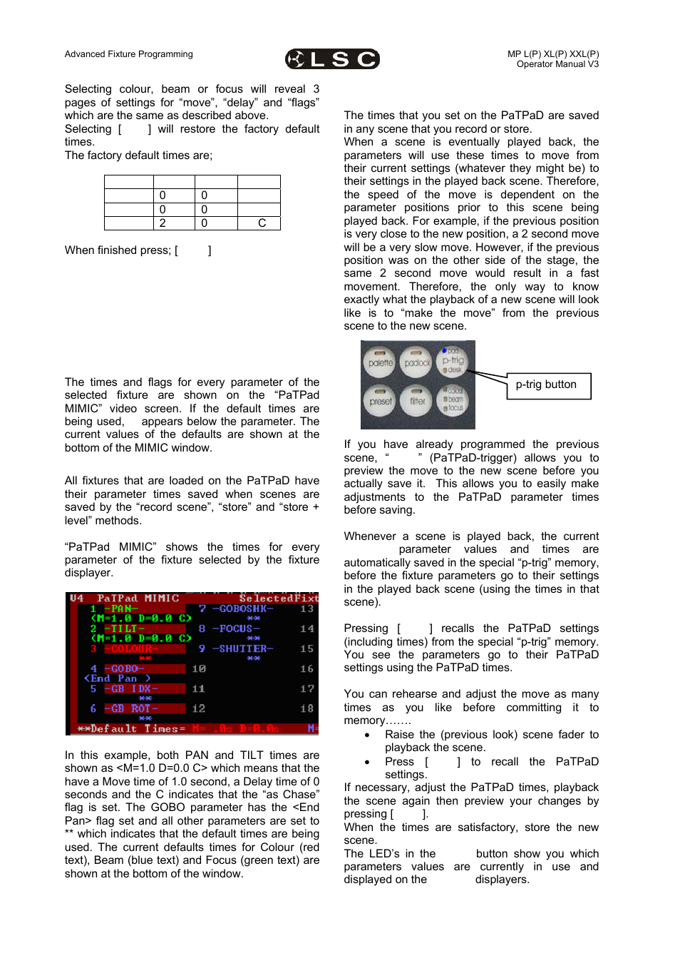 LSC Lighting maXim MP User Manual | Page 52 / 84