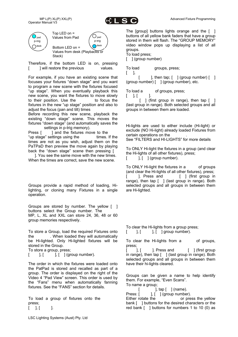 LSC Lighting maXim MP User Manual | Page 53 / 84