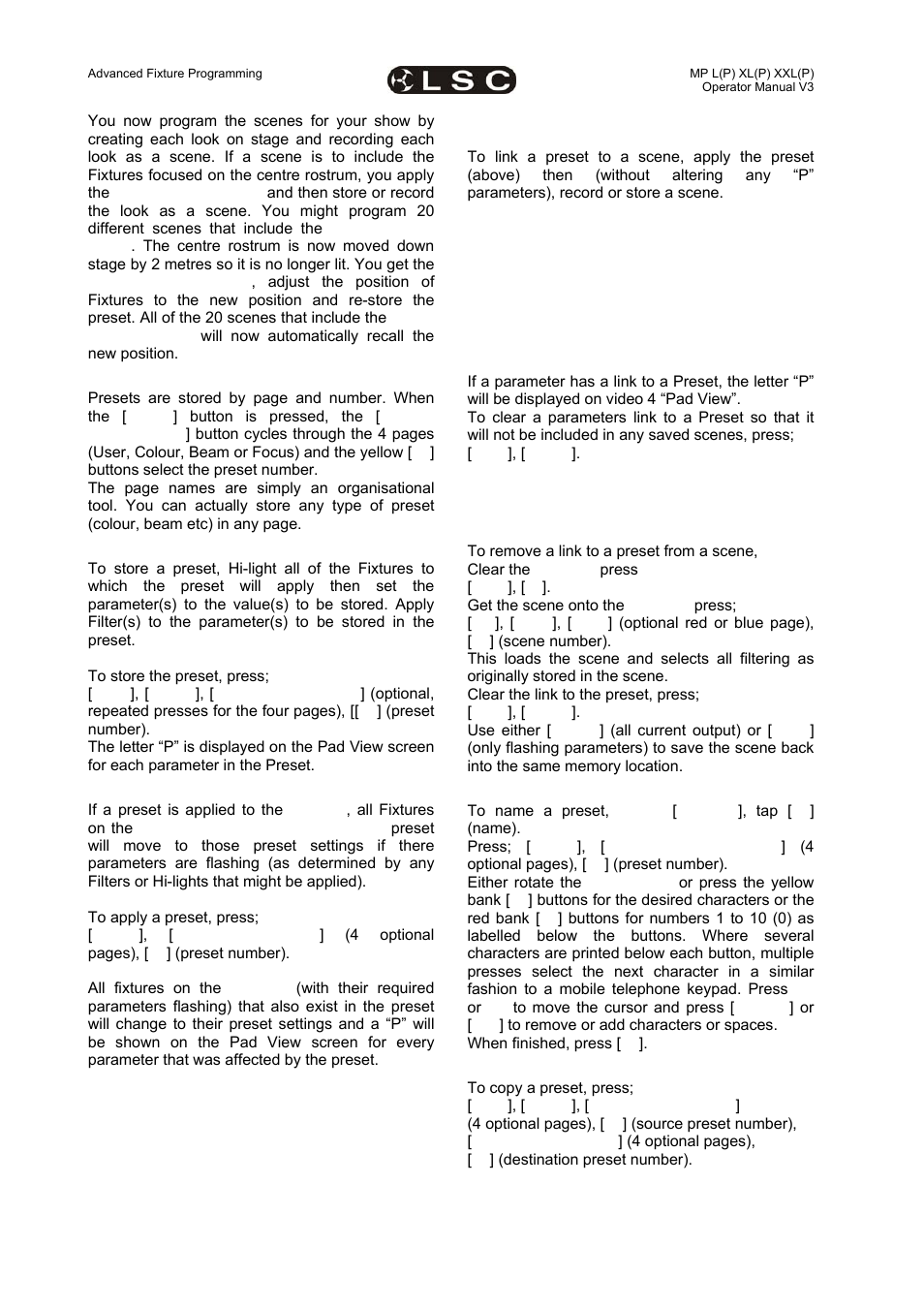 LSC Lighting maXim MP User Manual | Page 56 / 84