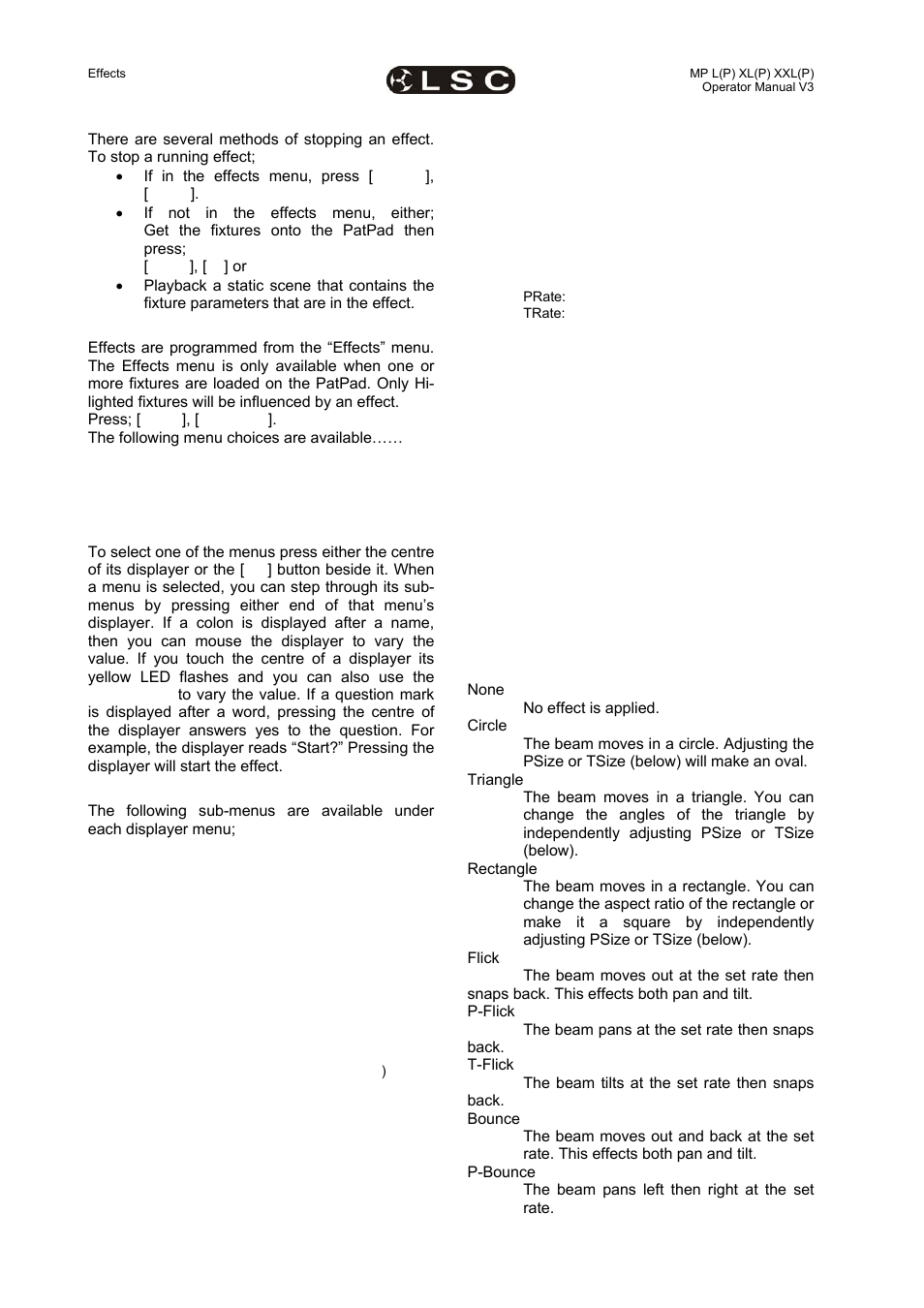 LSC Lighting maXim MP User Manual | Page 62 / 84