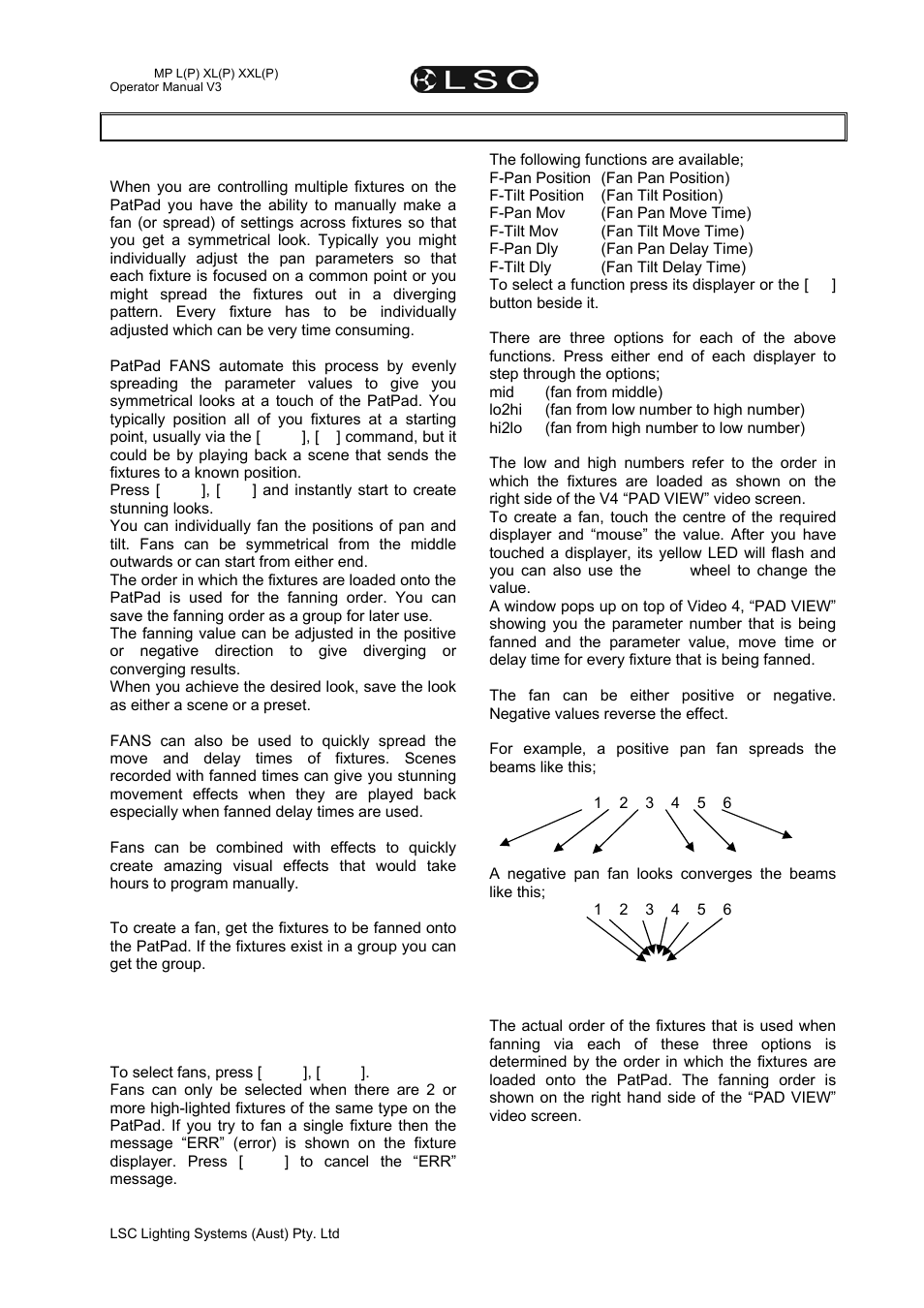 18 fans | LSC Lighting maXim MP User Manual | Page 65 / 84