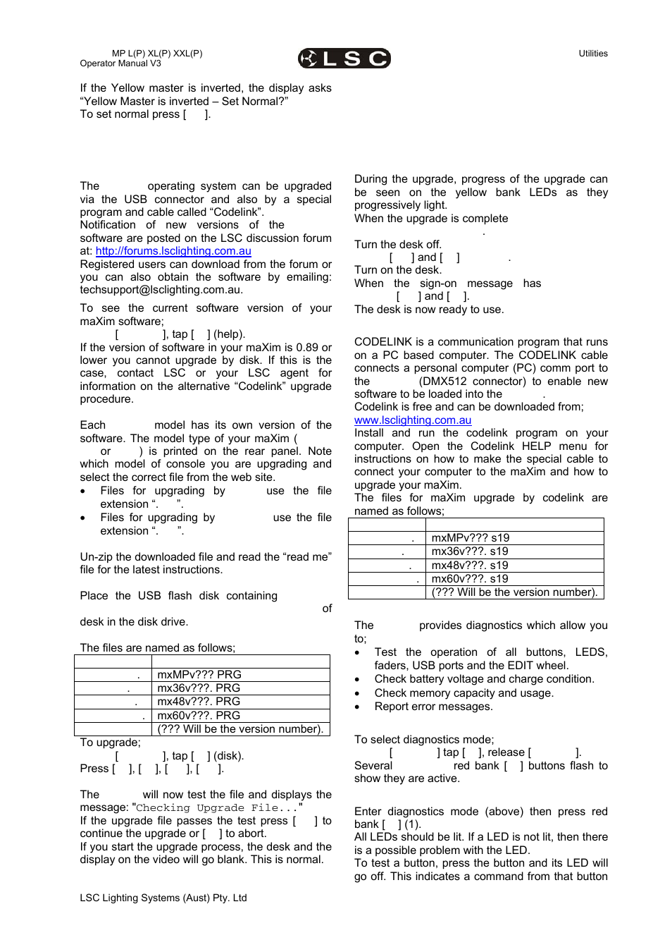 LSC Lighting maXim MP User Manual | Page 79 / 84