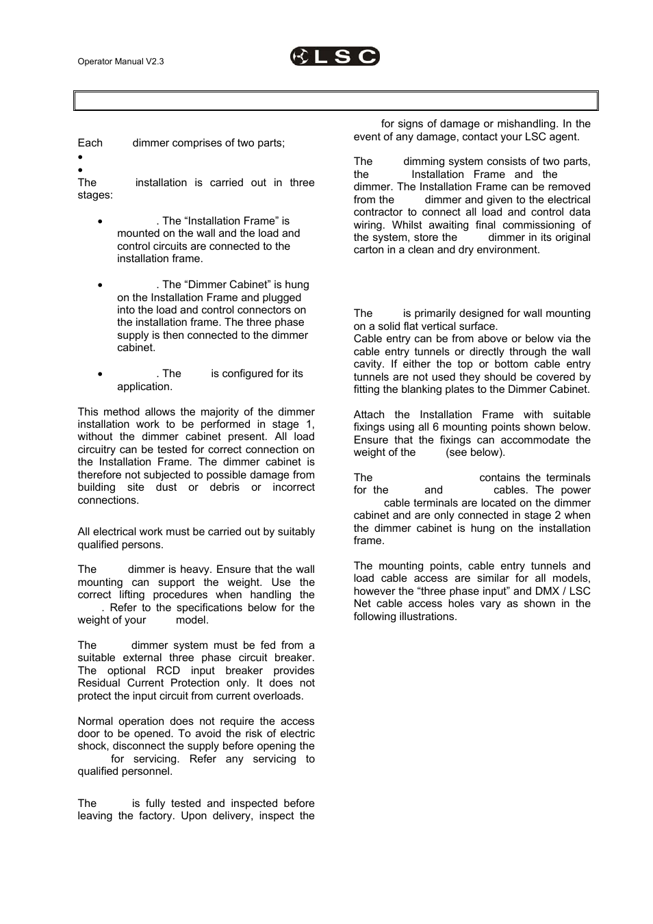 4eko dimmer installation | LSC Lighting EKO User Manual | Page 13 / 46