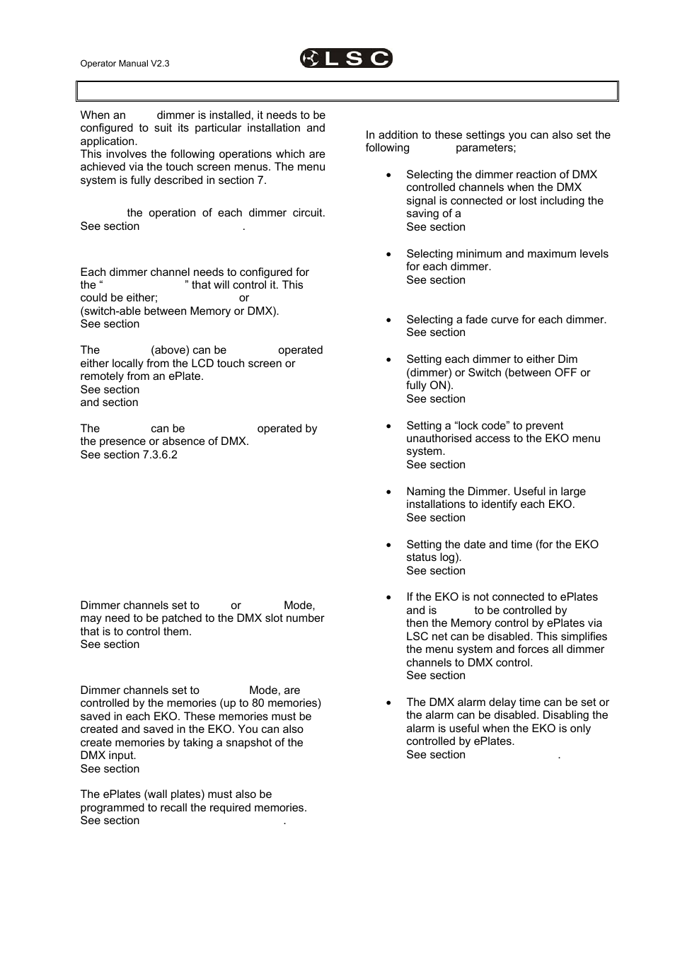 6testing and configuring the eko dimmer | LSC Lighting EKO User Manual | Page 21 / 46