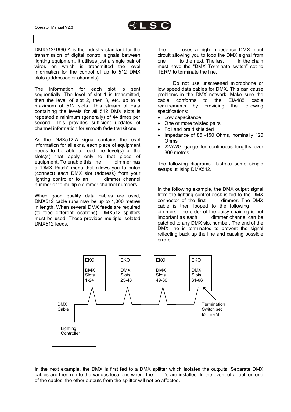 10 dmx explained | LSC Lighting EKO User Manual | Page 41 / 46