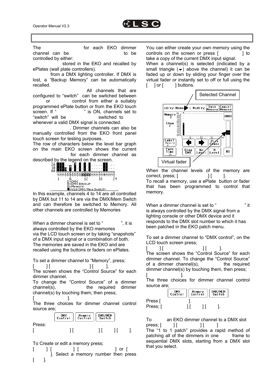 1eko quick reference | LSC Lighting EKO User Manual | Page 5 / 46