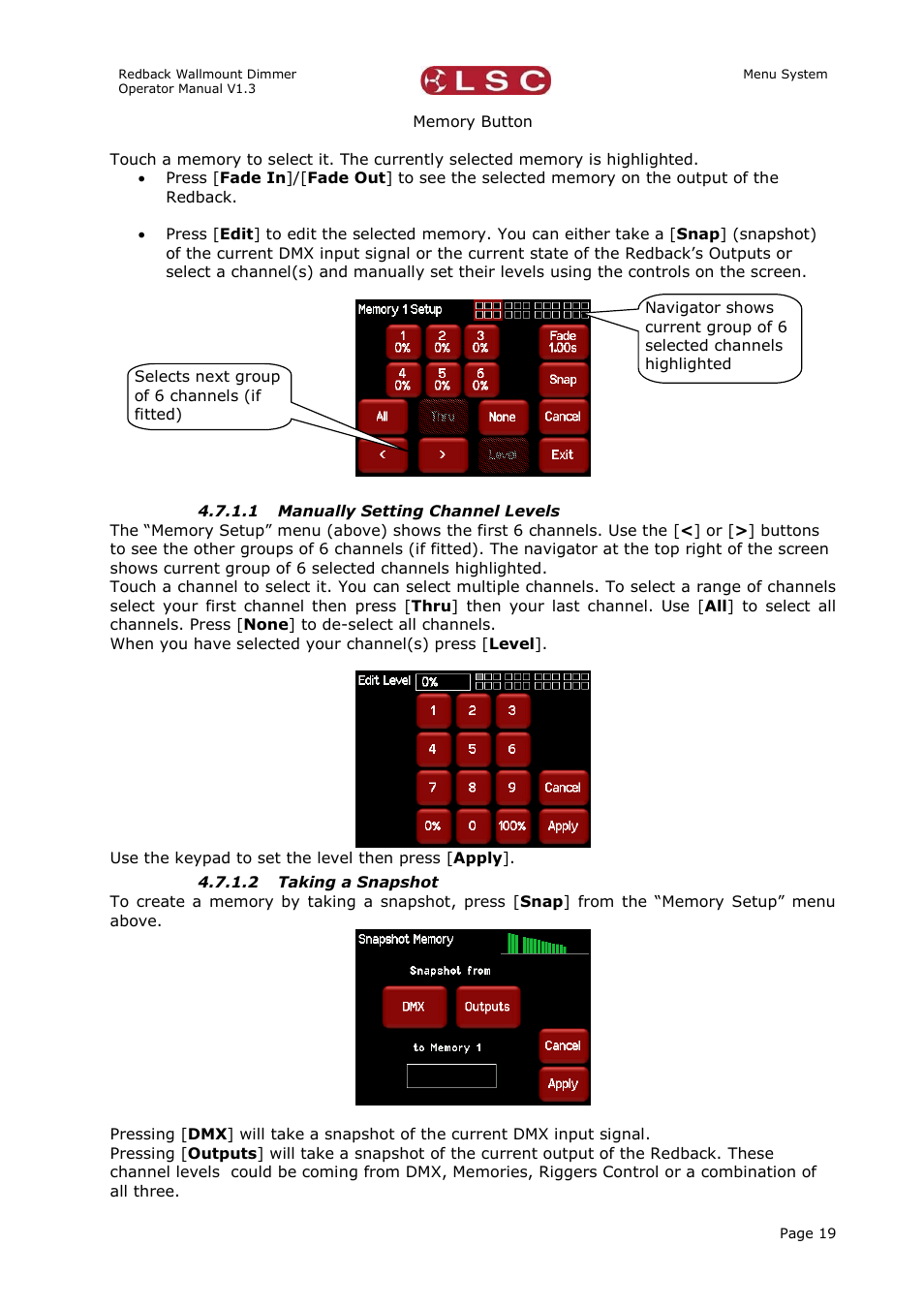 LSC Lighting Redback Wallmount Operators Manual User Manual | Page 23 / 49