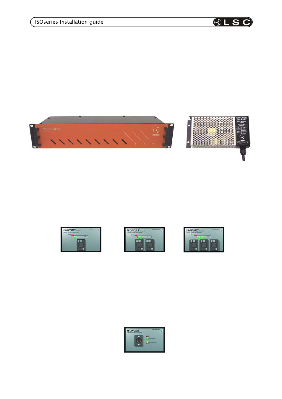LSC Lighting ISOnode User Manual | Page 3 / 11