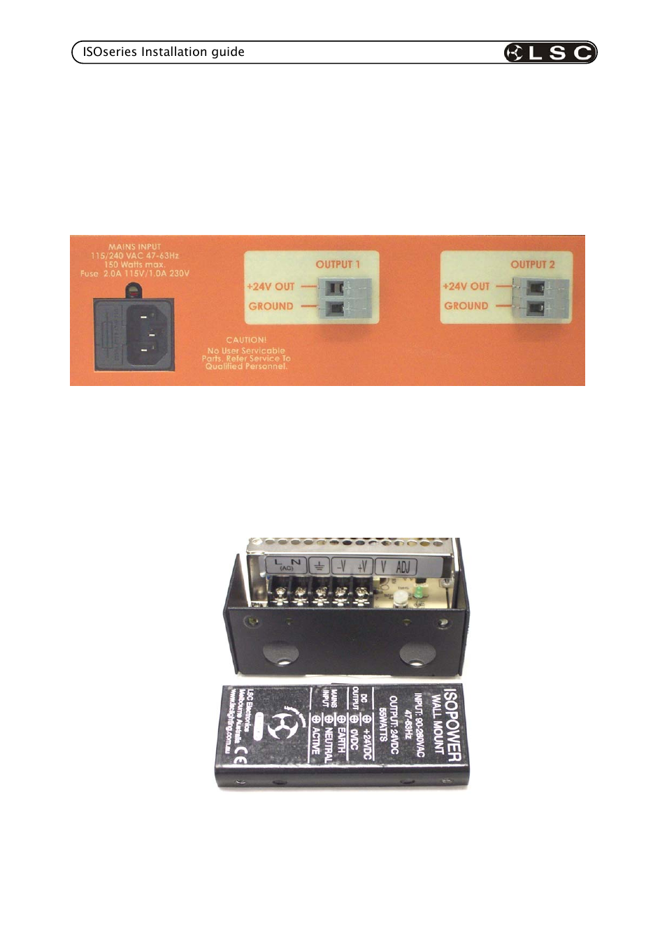 LSC Lighting ISOnode User Manual | Page 4 / 11