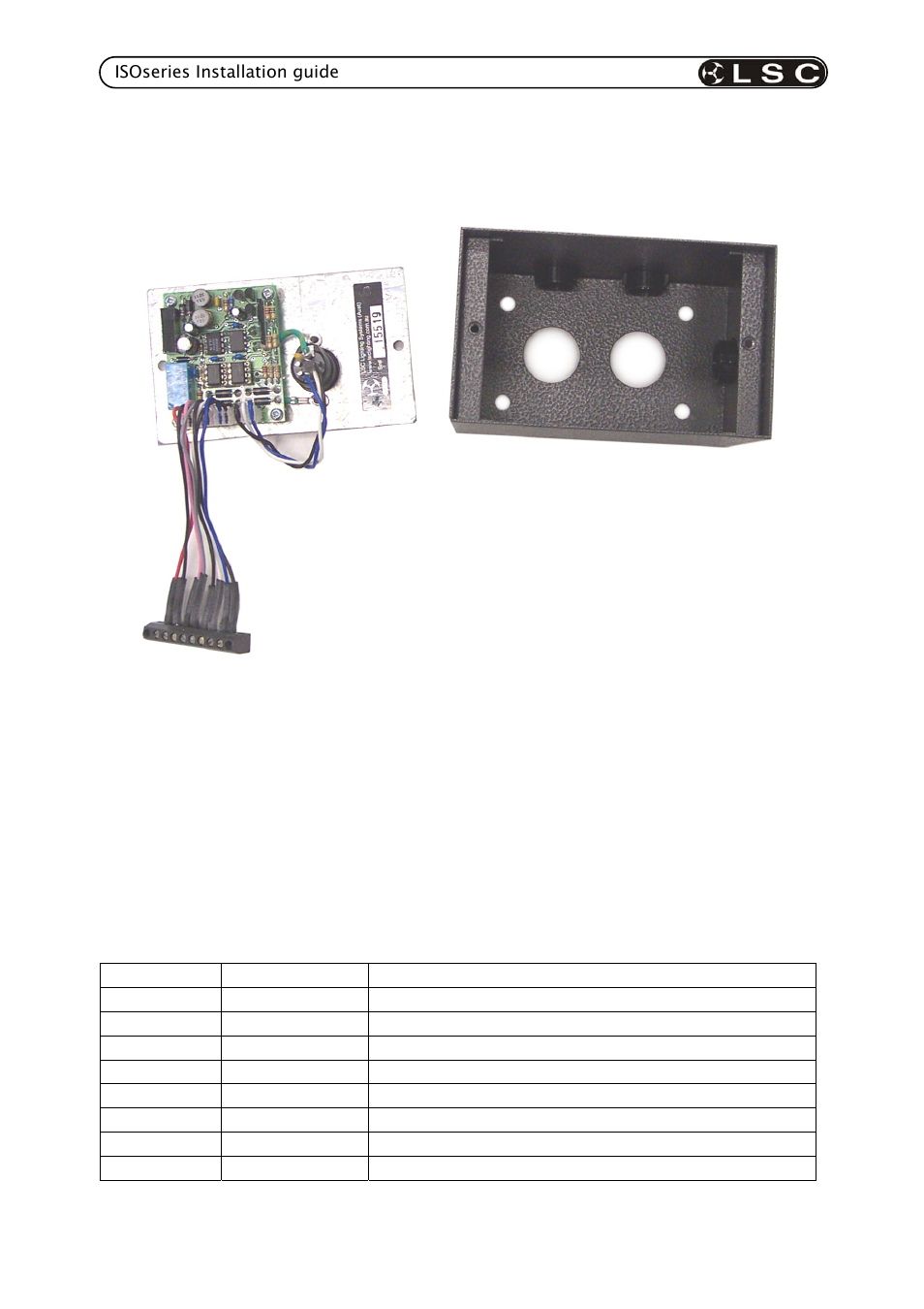 LSC Lighting ISOnode User Manual | Page 8 / 11