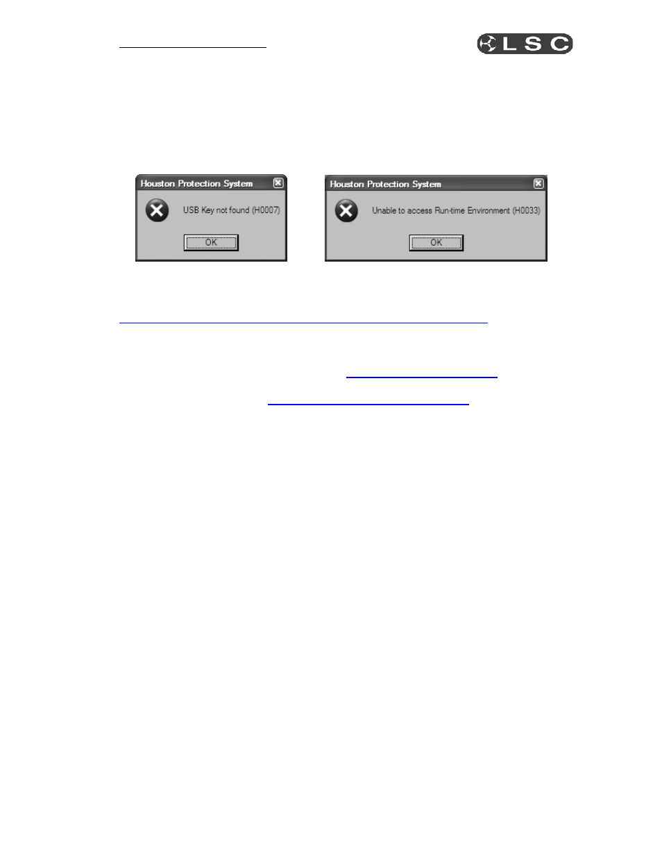 Fault finding | LSC Lighting Houston User Manual | Page 7 / 8