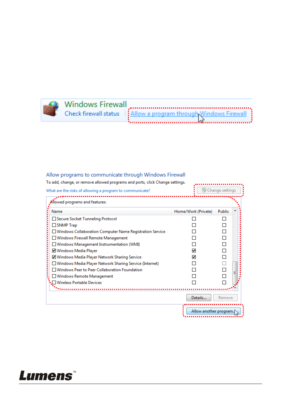 Windows 7 | Lumens Technology DC-A11 User Manual | Page 37 / 63
