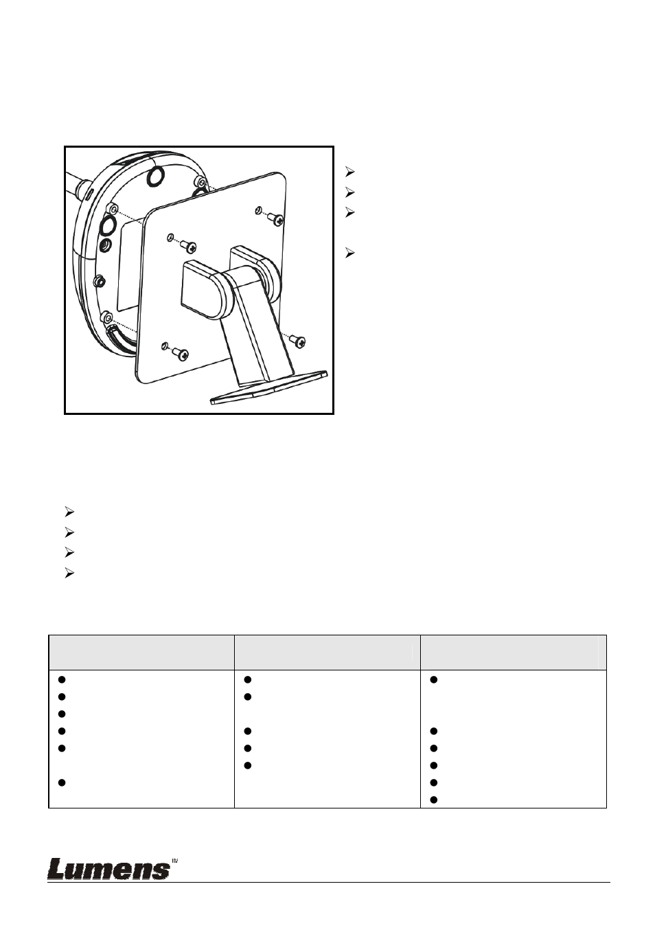 4 to mount it at desk, 5 installing application software, 1 system requirements | Lumens Technology DC125 User Manual | Page 13 / 50