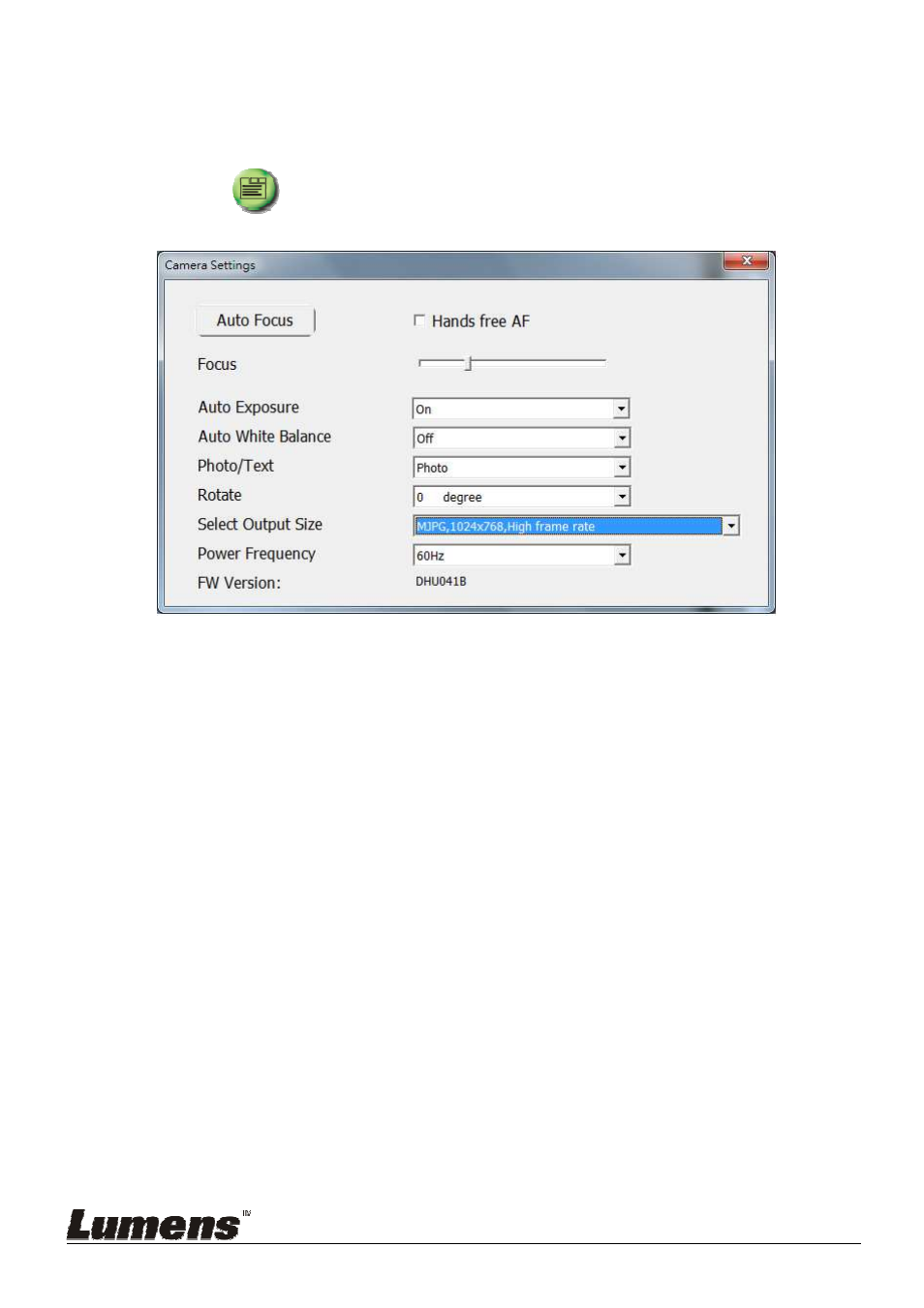 Lumens Technology DC125 User Manual | Page 31 / 50