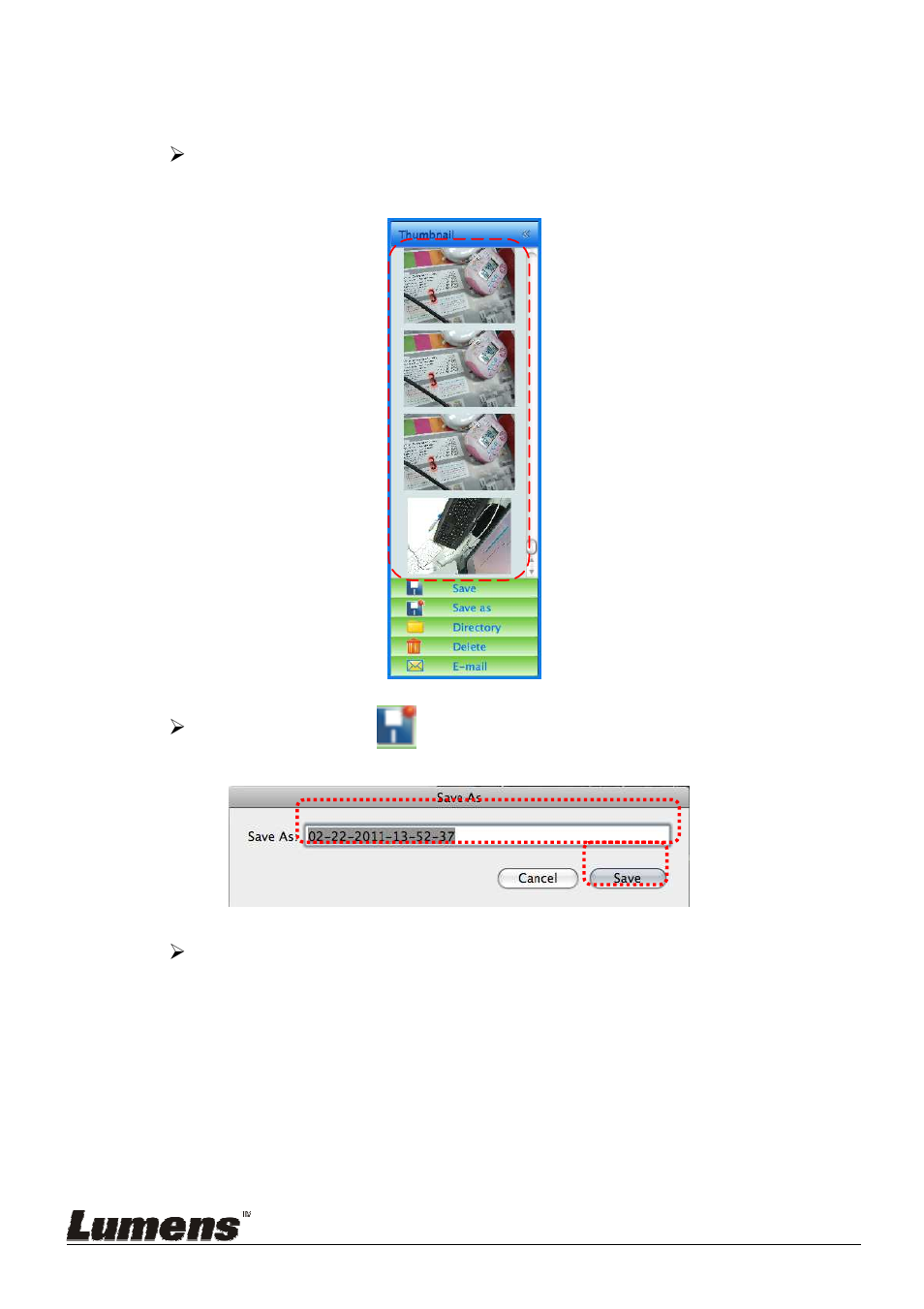 I would like to manage saved image files | Lumens Technology DC125 User Manual | Page 47 / 50