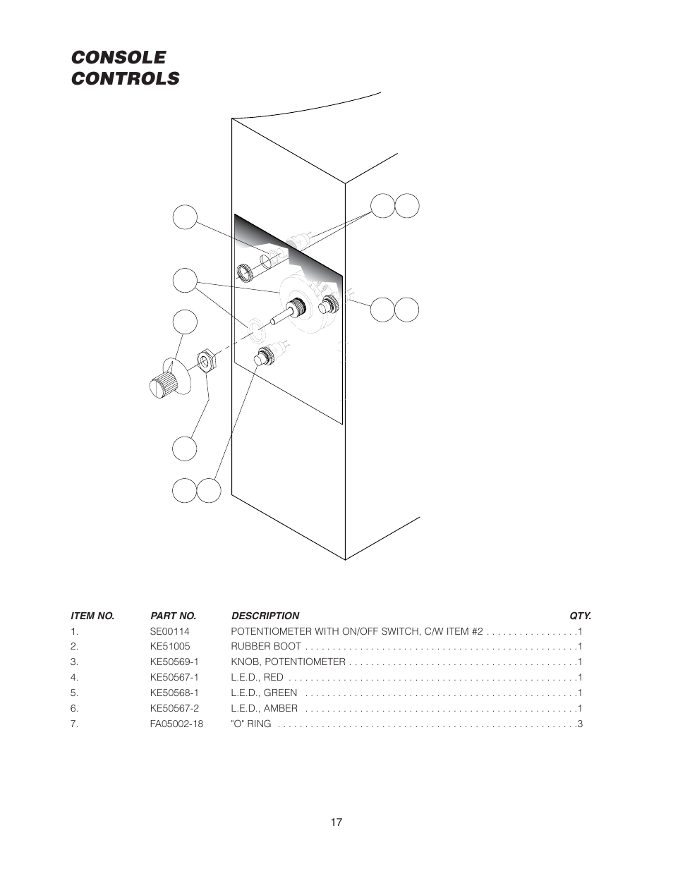 Console controls | Cleveland Range KCL-25-T User Manual | Page 20 / 36