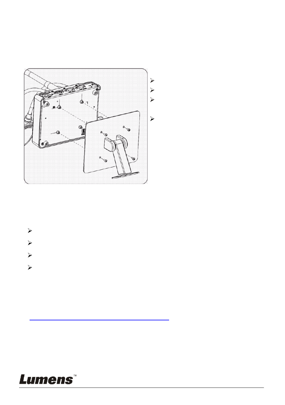 Mounting at desk, Installing application software, 3 mounting at desk | 4 installing application software | Lumens Technology 3D101 User Manual | Page 11 / 16