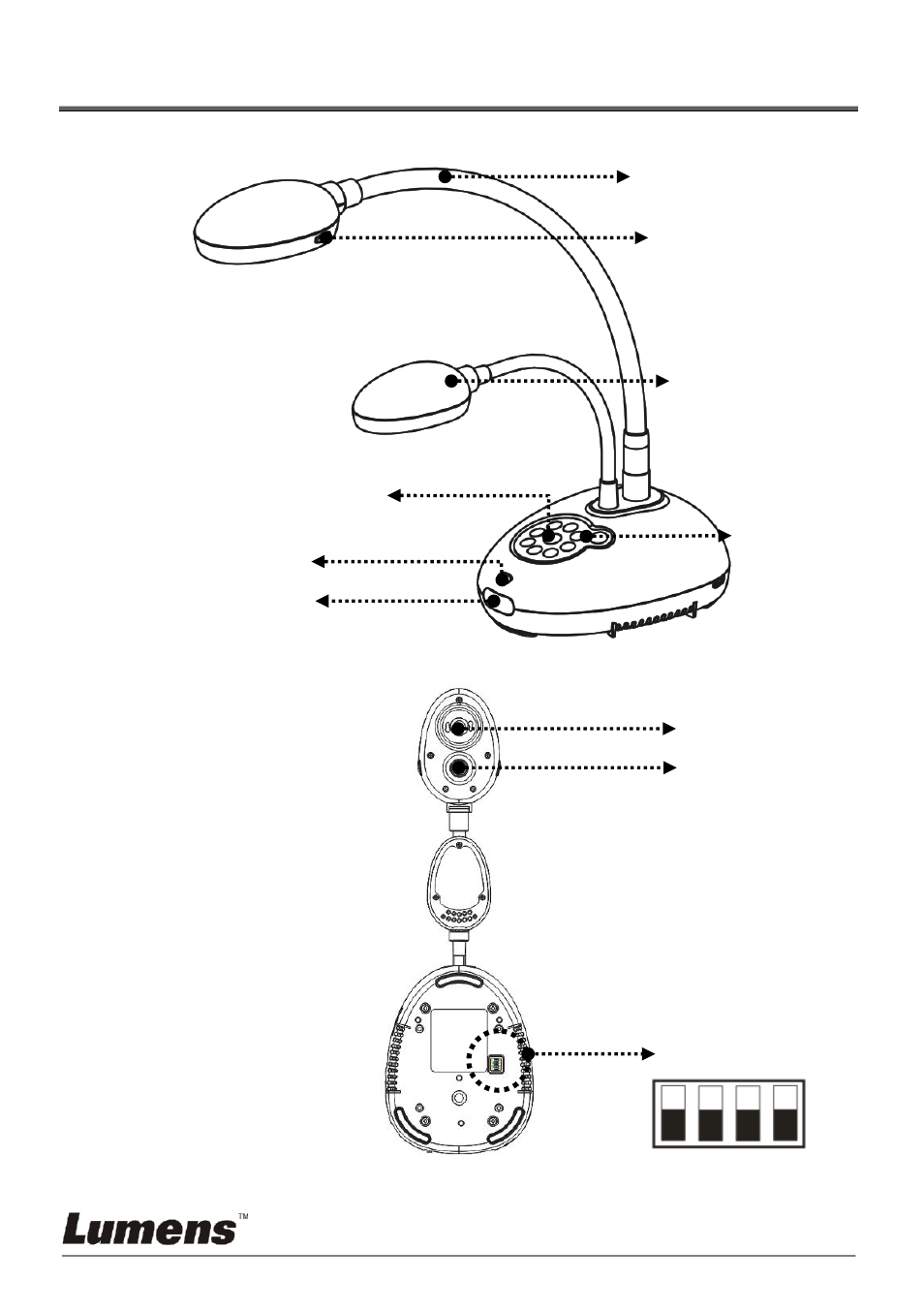 Chapter 3 product overview | Lumens Technology PC168 User Manual | Page 8 / 42