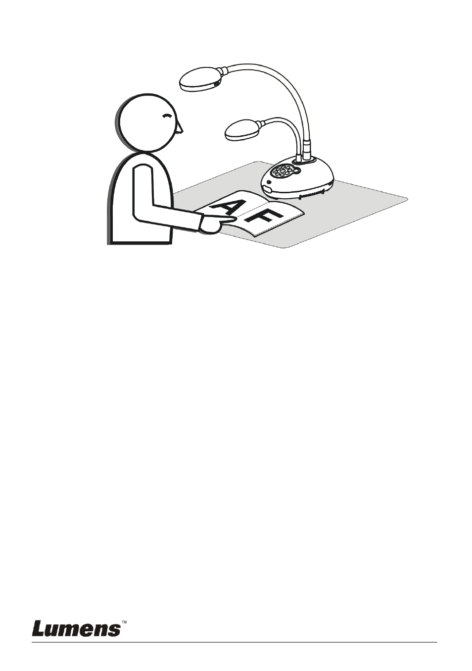 Relative position of the presenter and document | Lumens Technology PC168 User Manual | Page 9 / 42