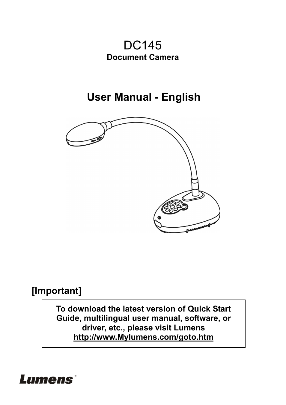 Lumens Technology DC145 User Manual | 35 pages