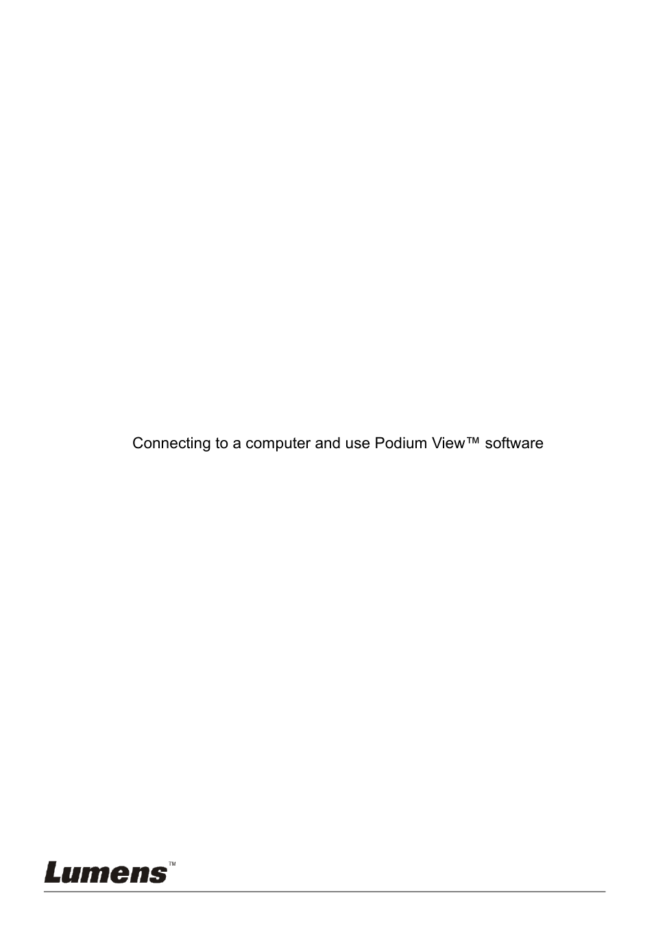 Lumens Technology PC190 User Manual | Page 2 / 42