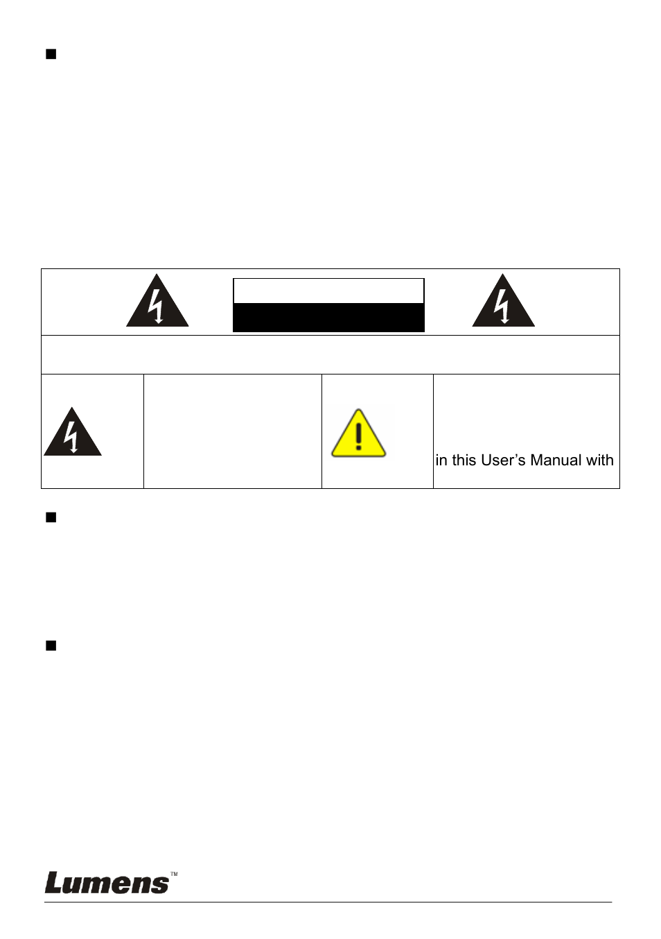 Precautions, Fcc warning, En55022 (ce radiation) warning | Lumens Technology PC190 User Manual | Page 6 / 42