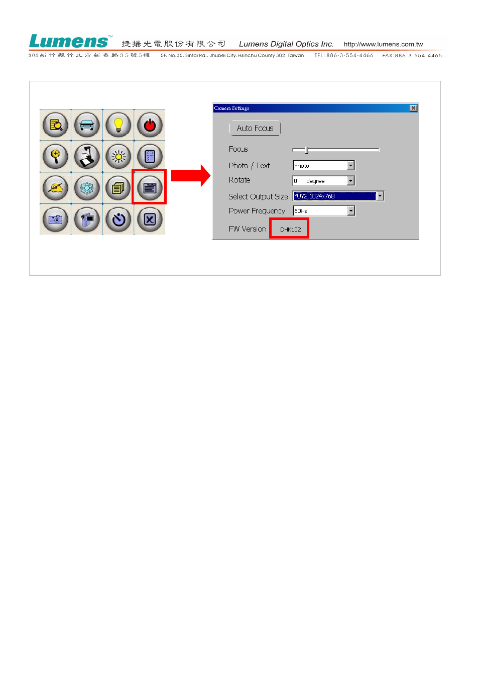 Lumens Technology PC120 Firmware Upgrade Instruction User Manual | Page 2 / 2