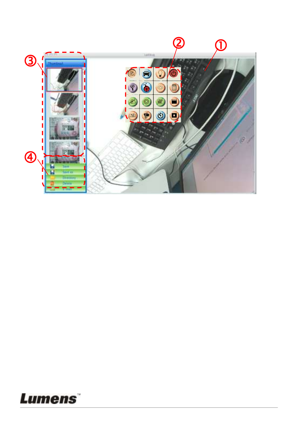 In mac, Software screen introduction | Lumens Technology DC120 User Manual | Page 26 / 50