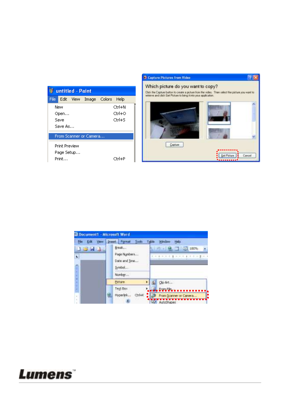 Working with other applications, 13 working with other applications | Lumens Technology DC120 User Manual | Page 38 / 50